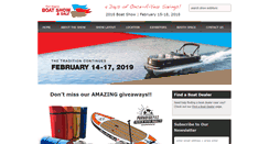 Desktop Screenshot of fortwayneboatshow.com